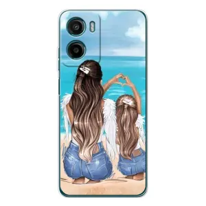 Чехол с печатью для Motorola Moto G06 Power - (Мама с ребенком) (AlphaPrint)