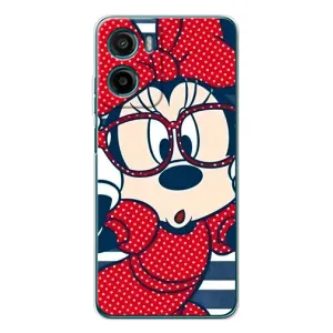 Міккі Маус чохол для Motorola Moto G06 Power (AlphaPrint - Мультяшні) (Маус в окулярах)