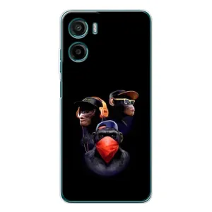 Чехол с Обезьянами Motorola Moto G06 Power - (AlphaPrint)