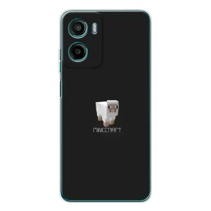 Чохол Майнкрафт на Motorola Moto G06 Power (AlphaPrint) Minecraft (Овечка Майнкрафт)