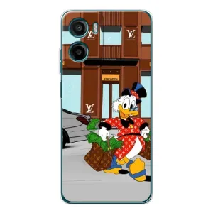 Чехлы для Motorola Moto G06 Power - Скрудж МакДак Louis Vuitton (PREMIUMPrint)