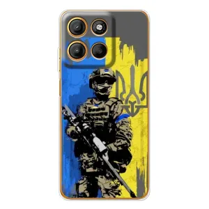 Чехлы с картинкой ЗСУ для Motorola Moto G15 Power (AlphaPrint) (АРТ солдат)