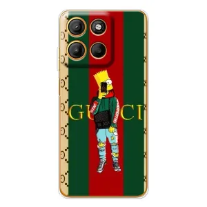 Брендновые Чехлы для Motorola Moto G15 Power - (PREMIUMPrint) (Барт ГУЧЧИ)