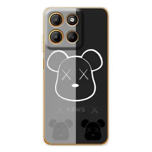 Чехлы для Motorola Moto G15 Power - Bearbrick Louis Vuitton (PREMIUMPrint) (БеарБрик глаза)