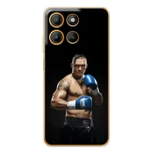 Чехол с картинкой Александр Усик для Motorola Moto G15 Power (Боксер Усик)