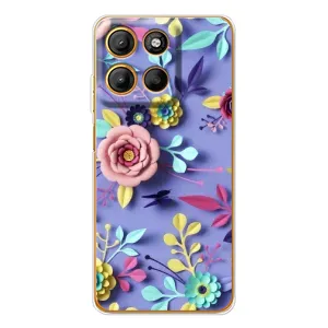 Чохли з квітами для Motorola Moto G15 Power (VPrint) (Дизайн квітів)