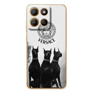 Чехлы VERSACE для graagos Moto G15 Power (PREMIUMPrint) (Доберман Версаче)