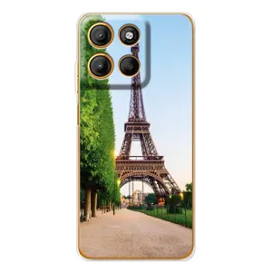 Чехол Эйфелева Башня для Motorola Moto G15 Power - (AlphaPrint) (Дорога в Париж)