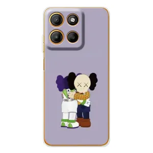Чехлы для Motorola Moto G15 Power - Bearbrick Louis Vuitton (PREMIUMPrint) (Дружба Беарбрик)