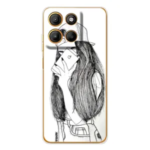Чохол з друком для Motorola Moto G15 Power - (Мода) (AlphaPrint) (Фото дівчини)