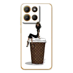 Чохли Луі Вітон для Motorola Moto G15 Power (AlphaPrint - LOUIS VUITTON) (кава LOUIS VUITTON)