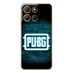 Чехол PUBG для graagos Moto G15 Power (AlphaPrint) (Лого PUBG)