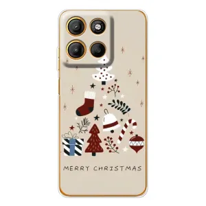 Різдвяні Чохли для Motorola Moto G15 Power (VPrint) (Merry Christmas)