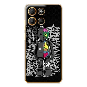 Чехлы для Motorola Moto G15 Power - Bearbrick Louis Vuitton (PREMIUMPrint) (Стиль Bearbrick)
