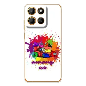 Чехол Амонг Ас для Motorola Moto G15 Power (AlphaPrint) (Яркий АмонгАс)