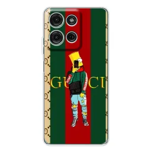 Бренднові Чохли для Motorola Moto G15 - (PREMIUMPrint) (Барт ГУЧЧІ)
