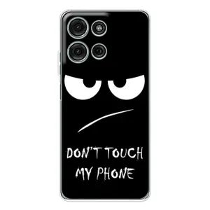Чехол для Мото G15 - (AlphaPrint) с печатью (ТОП продаж) (Dont Touch)