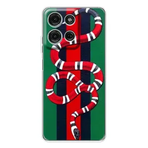 Чохли  GUCCI для Мото G15 (AlphaPrint) (Gucci змія)