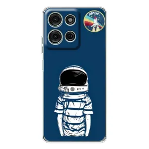 Чохол NASA для Motorola Moto G15 (AlphaPrint) (Хлопчик в шоломі)