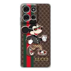 Чохли  GUCCI для Мото G15 (AlphaPrint) (Маус Гуччі)
