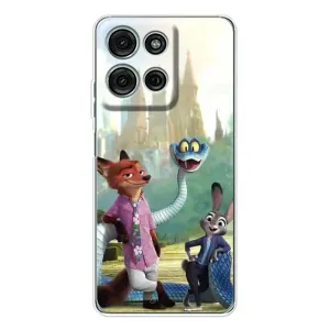 Чехол Зоотрополіс на Motorola Moto G15 (Герои мультфильма Зверополис)