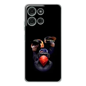 Чохол з Мавпами Motorola Moto G15 - (AlphaPrint) (Три мавпи)