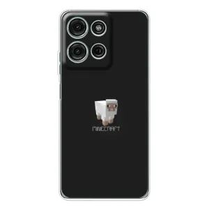 Чохол Майнкрафт на Motorola Moto G15 (AlphaPrint) Minecraft (Овечка Майнкрафт)