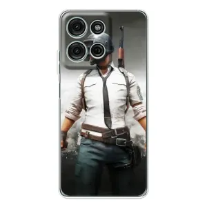 Чеjхол PUBG для Мото G15 (AlphaPrint) (Пабг мен)