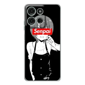 Чехлы Персонажи Аниме Наруто для Motorola Moto G15 (AlphaPrint) (Senpai)