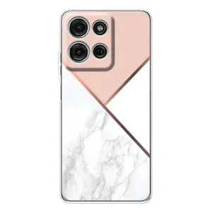 Мраморний чехол на Motorola Moto G15 (VPrint) (Тройний мрамор)