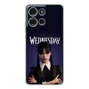 Силіконовий чохол з картинкою для Motorola Moto G15 (Wednesday)