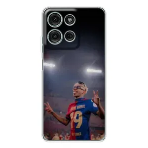 Чохол з футболістом Ламін Ямаль Motorola Moto G15 (Ямаль на стадіоні)