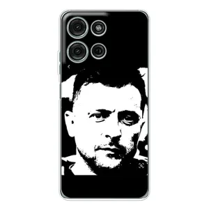 Чохол для Motorola Moto G15 (AlphaPrint - с принтом Зеленського) (Зеленский АРТ)