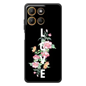 Чехлы для любимой на 

Motorola Мото G17 Павер 
 (VPrint) (Квіти LOVE)