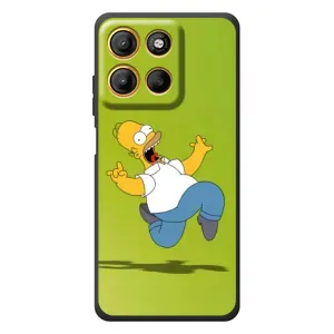 Чjхол з Сімпсонами для Motorola Moto G17 Power (VPrint) (Гомер Сімпсон)