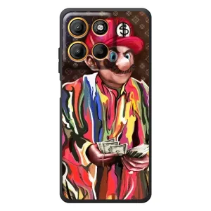 Бренднові Чохли для Motorola Moto G17 Power - (PREMIUMPrint) (Mario LV)