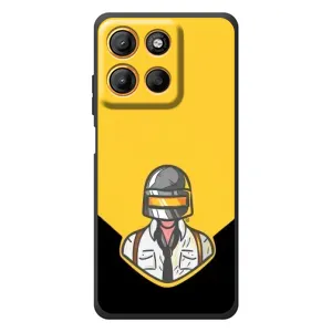 Чеjхол PUBG для 

Motorola Мото G17 Павер 
 (AlphaPrint) (Пабг в шоломі)