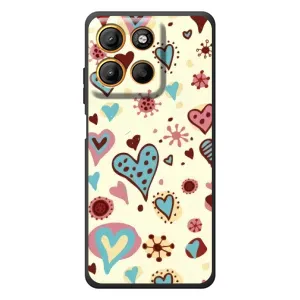 Чехлы для любимой на 

Motorola Мото G17 Павер 
 (VPrint) (Сердечки)
