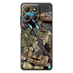 Чехлы с картинкой ЗСУ для Motorola Moto G17 Power (AlphaPrint)