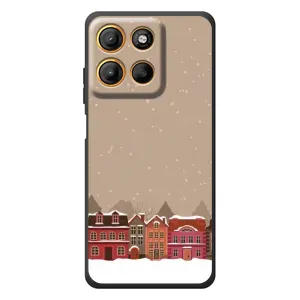 Новорічні, Святкові Чохли для Motorola Moto G17 Power - 2024 год (Зимове місто)