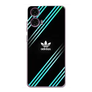 Чехлы Адидас для Motorola MOTO G24 Power (AlphaPrint) (Адидас с полосами)