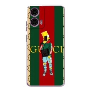 Бренднові Чохли для Motorola MOTO G24 Power - (PREMIUMPrint) (Барт ГУЧЧІ)