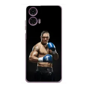 Чехол с картинкой Александр Усик для Motorola MOTO G24 Power (Боксер Усик)