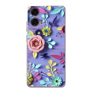 Чохли з квітами для Motorola MOTO G24 Power (VPrint) (Дизайн квітів)
