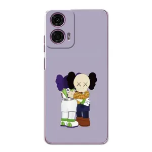 Чохли для Motorola MOTO G24 Power - Bearbrick Louis Vuitton (PREMIUMPrint) (Дружба Беарбрік)