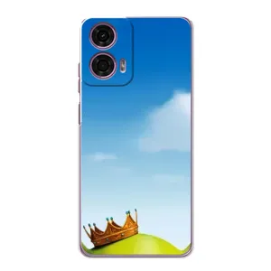 Чехол с мультфильмом Шрек на Motorola MOTO G24 Power (Голова Шрека)