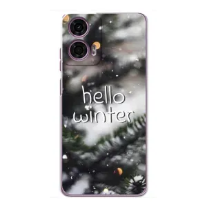 Новорічні, Святкові Чохли для Motorola MOTO G24 Power - 2024 год (Hello winter)