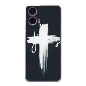 Чехол для Motorola MOTO G24 Power (AlphaPrint) - (Христианские) (Иисус)