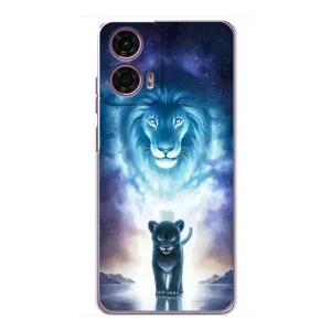 Чохол з картинкою ЛЕВ для Motorola MOTO G24 Power (VPrint) (Маленький лев)