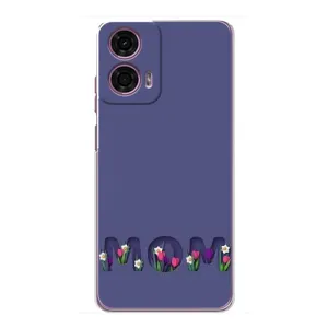 Чехлы для мамы на Motorola MOTO G24 Power (Мама в цветах)